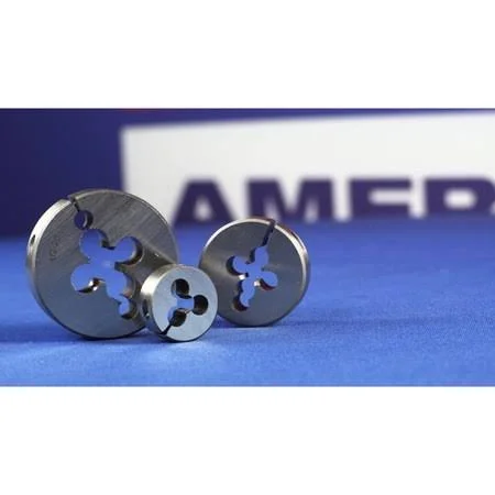 Qualtech Dwth3-13812 1-3/8-12 3x22 OD HSS Round Adjustable Die