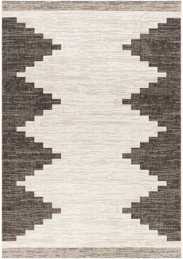 Surya Eagean EAG-2356 Area Rug - Black/White, 7&10x22 Square