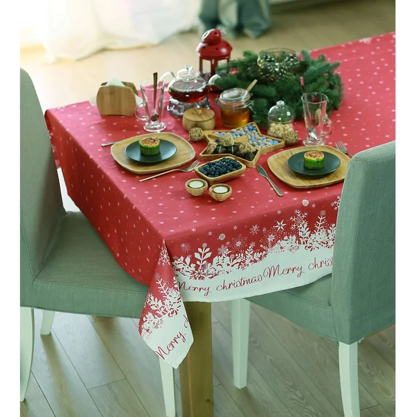 Merry Christmas Printed Decorative Tablecloth, Mikeu0026Co 55x55