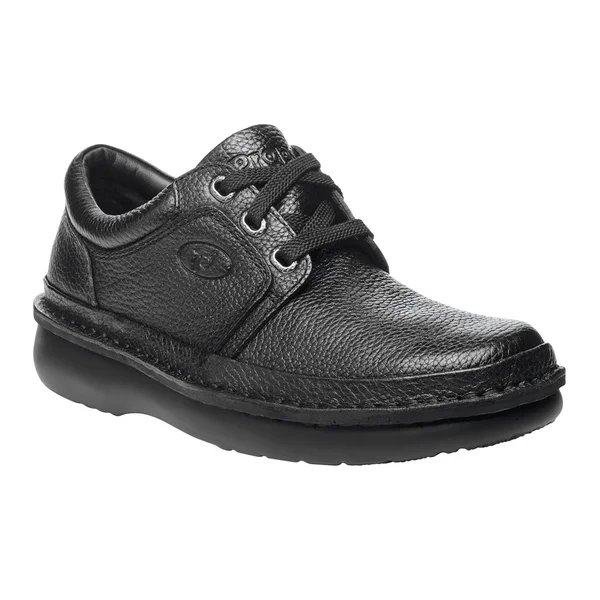 Propet Men's Village Walker, Black Grain