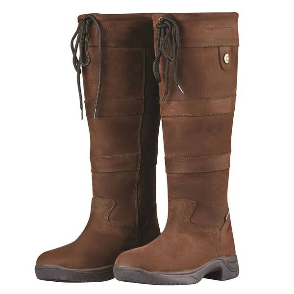 Dublin Ladies River Boots III Wide - 8, Black
