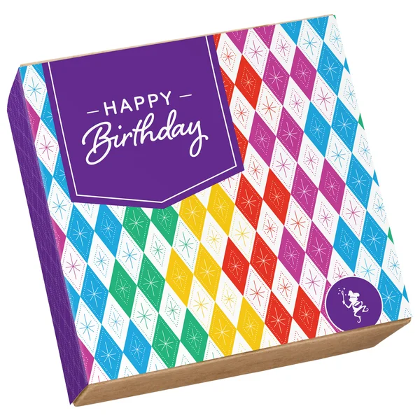 Birthday Double Dozen Gourmet Chocolate Gift Box by Fairytale Brownies