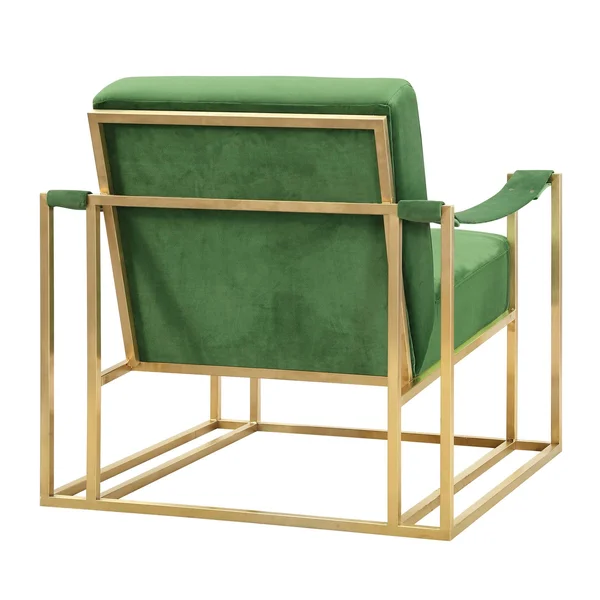 TOV Furniture Baxter Velvet Chair, Green
