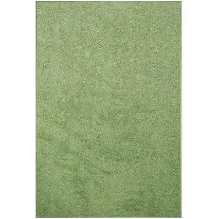Modern Plush Solid Color Rug - Lime Green, 5& x 6&, Pet and Kids Friendly Rug. Made in USA, Rectangle, Area Rugs Great for Kids