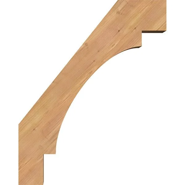 5 1/2x22W x 24x22D x 30x22H Merced Smooth Brace, Western Red Cedar