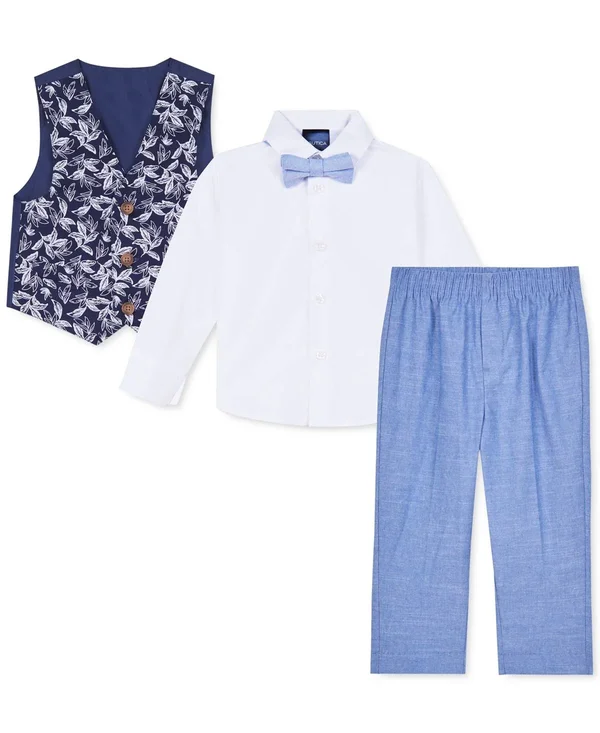 Nautica Slub Floral Vest Set (Toddler & Little Boys) 422 Double Dutch 5 at Hautelook