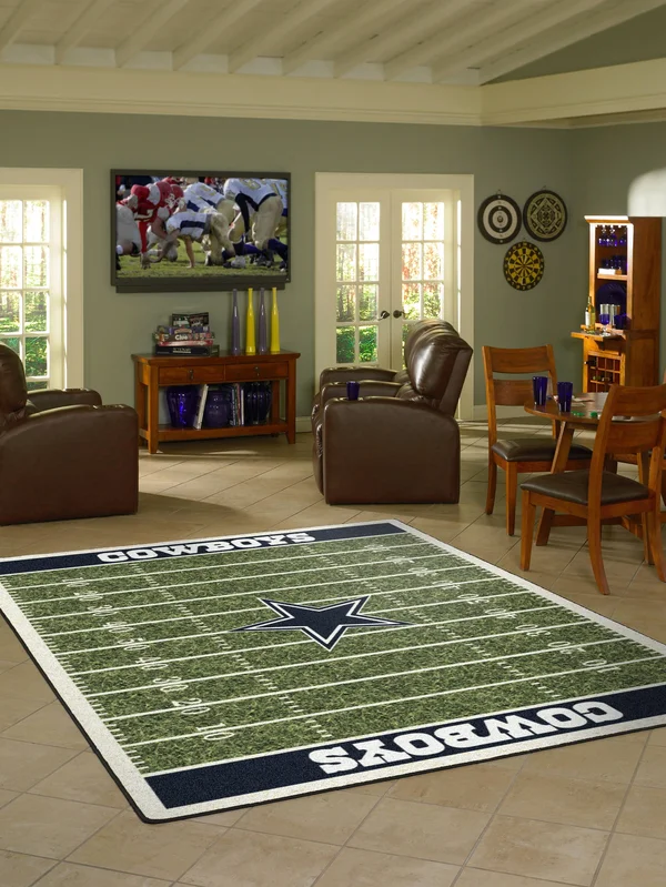 Denver Broncos NFL Home Field Area Rug