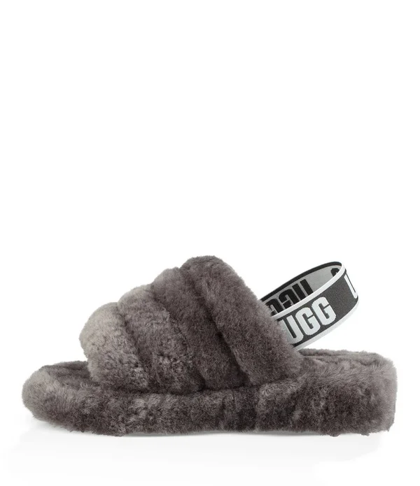 Ugg Women's Fluff Yeah Slide Goat - 6