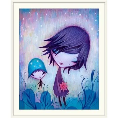 &Happy I Met You& Jeremiah Ketner Graphic Art Print Great Big Canvas Format: White Frame - Size: 32x22 H x 27x22 W x 1x22 D