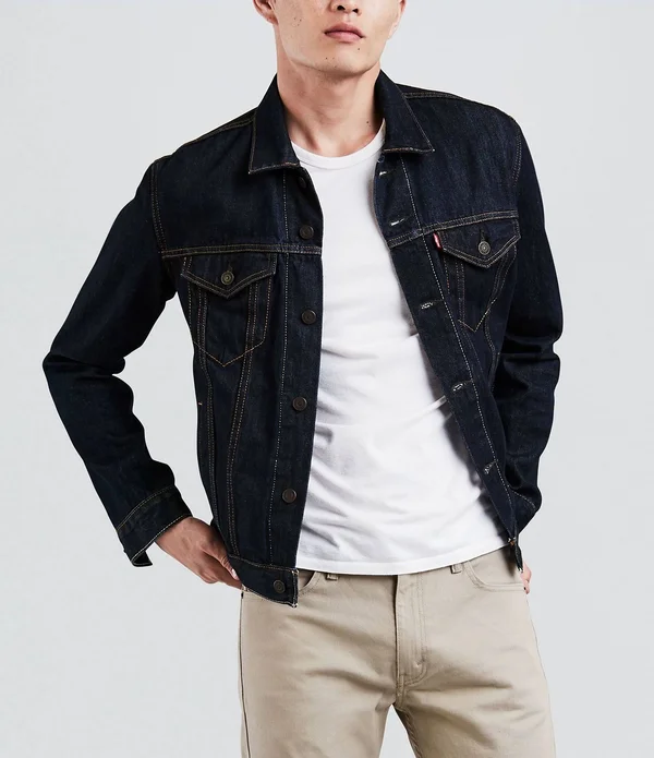 Levi&s Men's Denim Trucker Jacket - Blue L