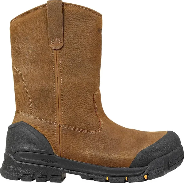 Men's Bogs Bedrock Wellington Composite Toe Boot, Size: 14, Brown