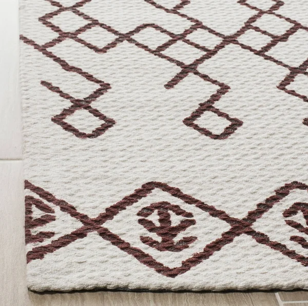 Safavieh Cedar Brook CDR501D 6&0x22 x 9&0x22 Ivory - Rust Area Rug
