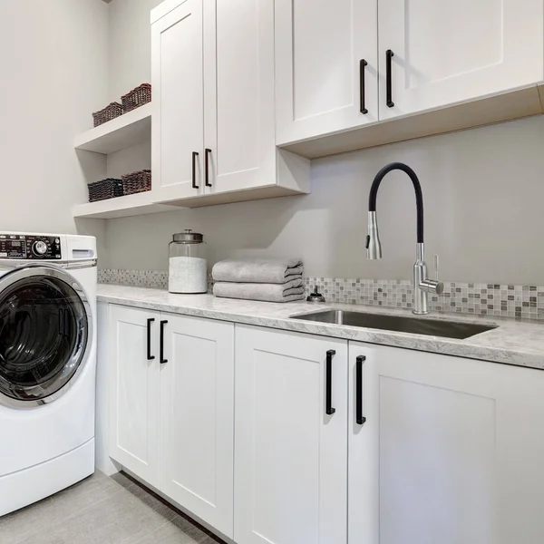 Transolid 25 in. x 22 in. x 12 in. Stainless Steel Drop-In or Undermount Laundry/Utility Sink Kit with Faucet and Accessories, S