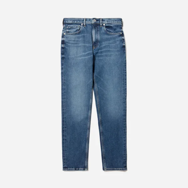 Men's Relaxed 4-Way Stretch Organic Jean, Uniform by Everlane in Dark Indigo Fade, Size 32x32