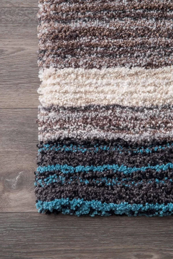 nuLOOM Hand-Tufted Classie Shag Area Rug, Soft Sky