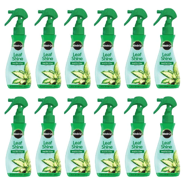 Miracle Gro Leaf Shine Foliage Plant Shine Clean Liquid Spray Bottle 8 oz - 12-pk