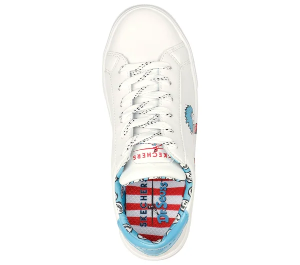 Skechers Dr. Seuss: Goldie 2.0 - Two Things White - Blue 9.5