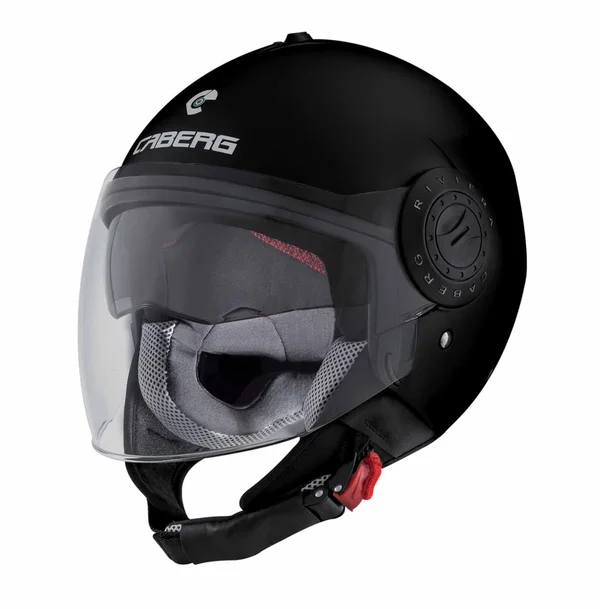 Caberg Riviera V3 Solid, Jet Helmet - Matt-Black - Xs