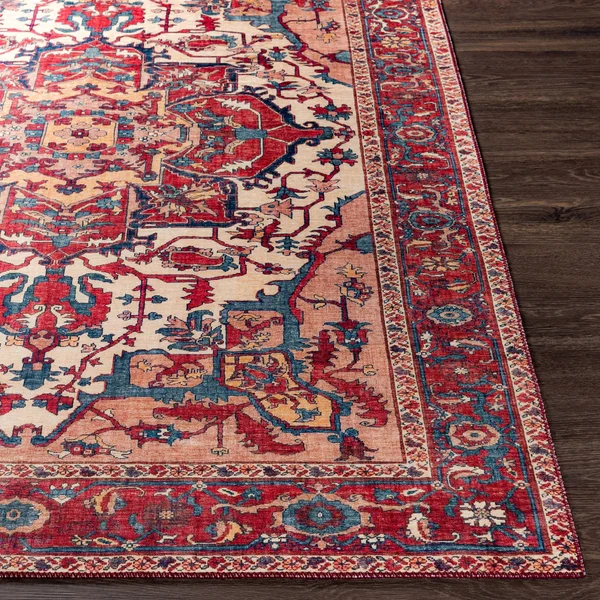 Traditional BHS-0090495 Iris Poly Accent Rug, 5& x 7&6x22