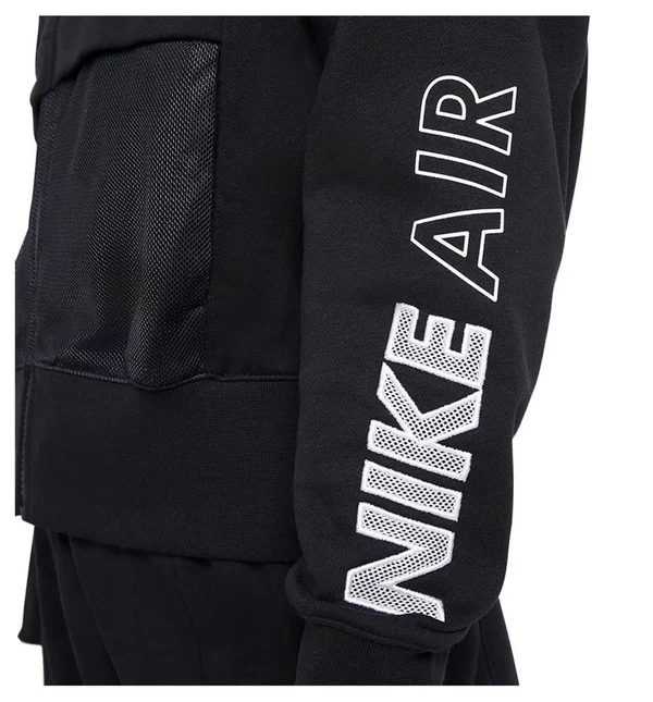 Nike Air Women's Full-Zip Top, Size 14, Black/White