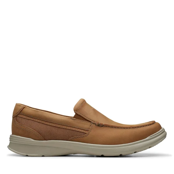 Clarks Cotrell Easy Men's Shoes Tan Combi Leather : 15 D