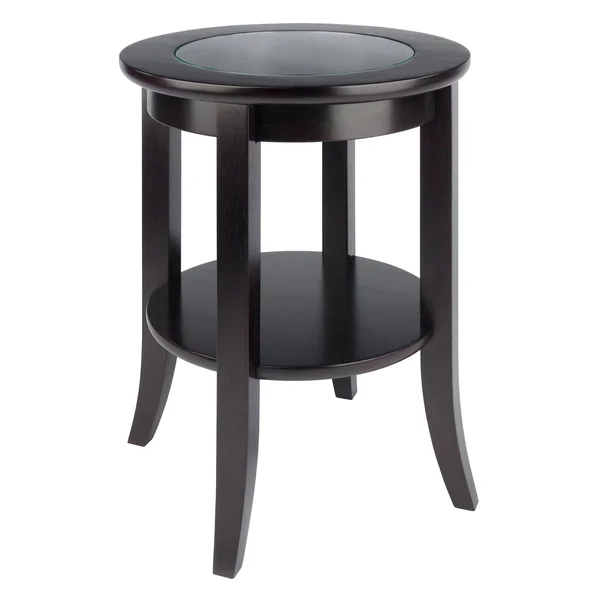 Winsome Genoa Rectangular Coffee Table with Glass Top