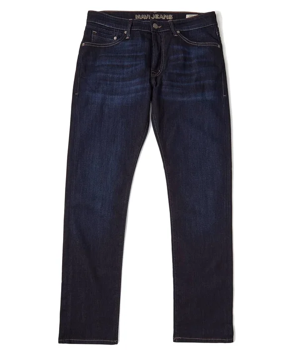 Mavi Marcus Regular Rise Slim Straight Leg in Rinse Brushed Williamsburg Jeans