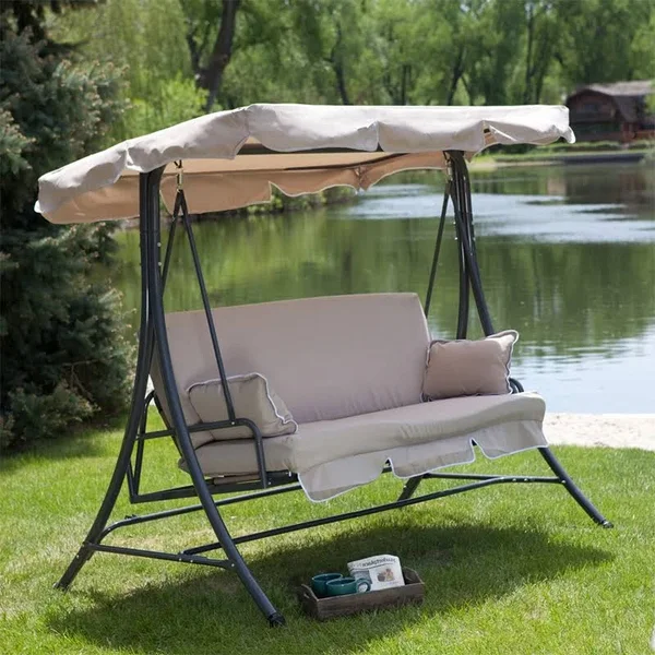 Medium Universal Replacement Swing Canopy - Riplock - Beige