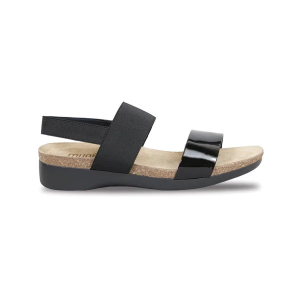 Munro Women's Pisces - Black Fabric/Patent Size: 9 N