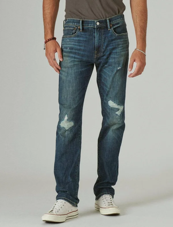 Lucky Brand 223 Straight Leg Jeans, Size 30 x 32 in Birchland at Nordstrom