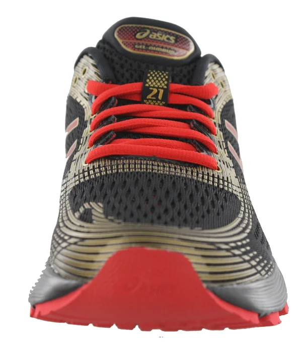 Asics Women's GEL-Nimbus 21 Running Shoes Black/Classic Red