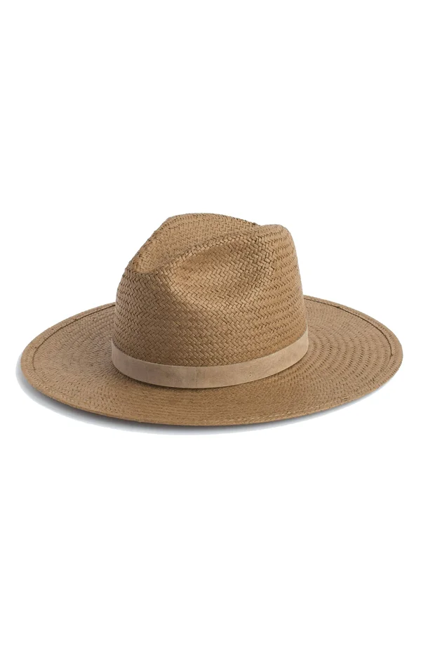 Janessa Leone Adriana Packable Fedora Brown