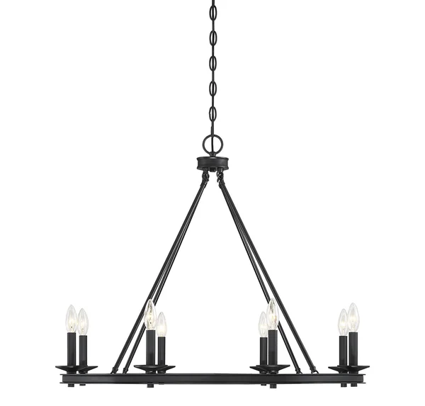 Savoy House Middleton 8 Light Chandelier in Classic Bronze