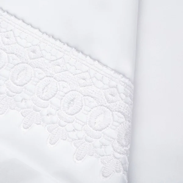 Southshore Fine Linens Vintage Crochet Lace Hem Extra Deep Pocket Sheet - Full - Taupe