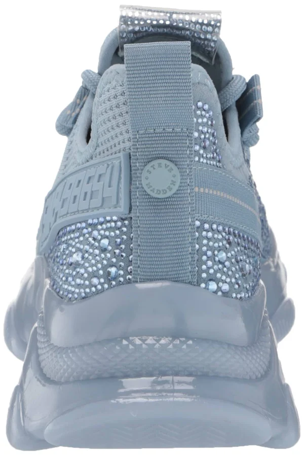 Steve Madden Maxima Monochrome Knit Sneaker - Size 6 M in Baby Blue