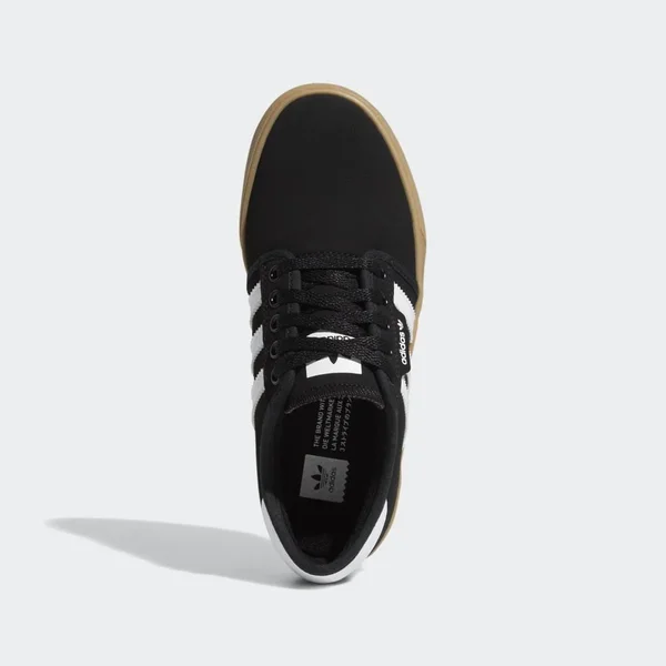 Adidas Seeley Shoes - Kids - Core Black, Cloud White, Gum - 11K