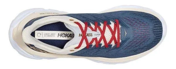 Hoka One One Men's Clifton Edge Vintage Indigo-Tofu - 9.5