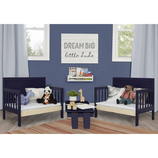 Dream on Me Hudson 3 in 1 Convertible Toddler Bed - Navy