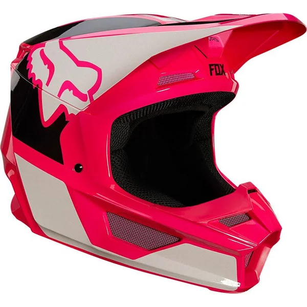 Fox Racing Youth V1 Revn Helmet Large, Pink