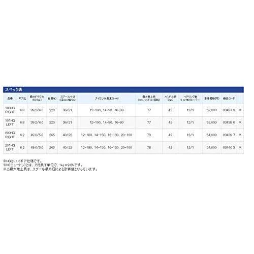 Shimano Reel 15 Calcutta Conquest 101HG Left