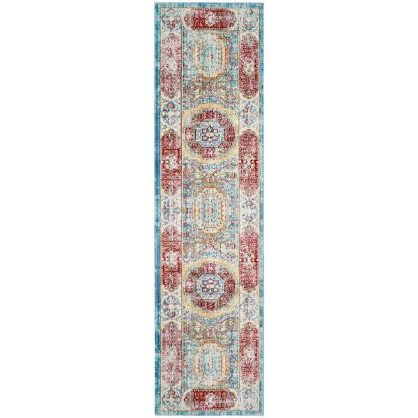 Safavieh Valencia Blue/Multi 3 ft. x 5 ft. Area Rug