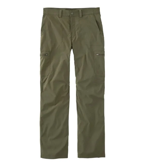 Men's Water-Resistant Cresta Hiking Pants, Standard Fit Green 34x34, L.L.Bean
