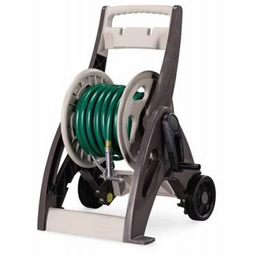 Suncast 175-Foot Capacity Hosemobile Garden Hose Reel Cart, Bronze/Taupe JNF175 JNF175B