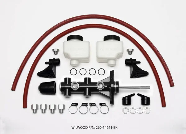 Wilwood Tandem Remote Master Cylinder - 7/8in Bore Black 260-14241-BK