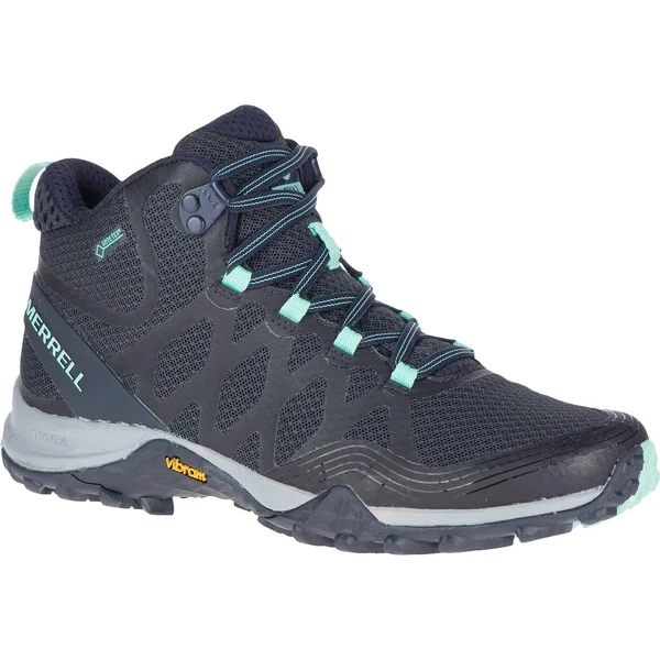 Merrell Womens Boots Siren 3 Mid Gore-Tex Blue - 8.5