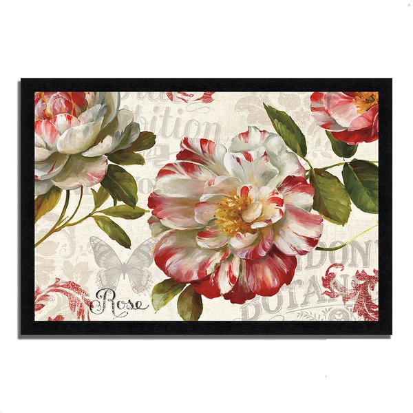 Spring Flair I by Lisa Audit, 39x22 x 27x22 Framed Painting Print, Black