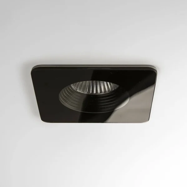 Astro Vetro Square IP65 Black Bathroom Ceiling Spotlight Bathroom