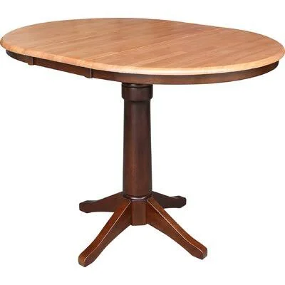 Codman Extendable Dining Table Ophelia & Co. Color: Cinnamon/Espresso