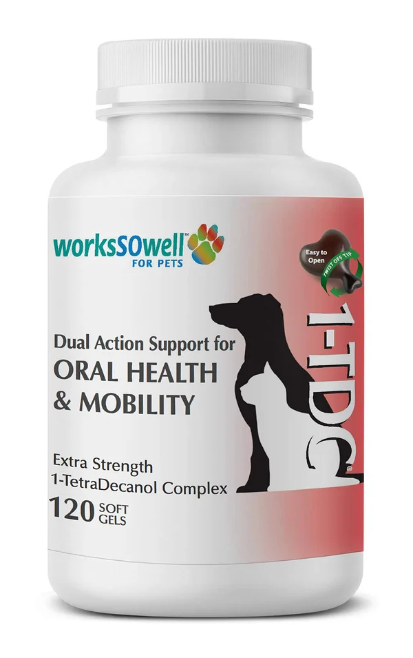 1-TDC Dual Action Periodontal & Joint Health for Cats & Dogs - 120 Soft Gels