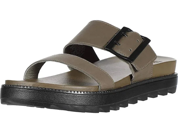 Sorel Women's Roaming Buckle Slide - 5 - Sage